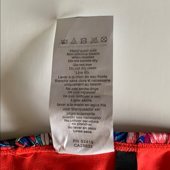 Kenneth Cole Swim Bikini, Multi floral,Size S - Picture 8 of 10